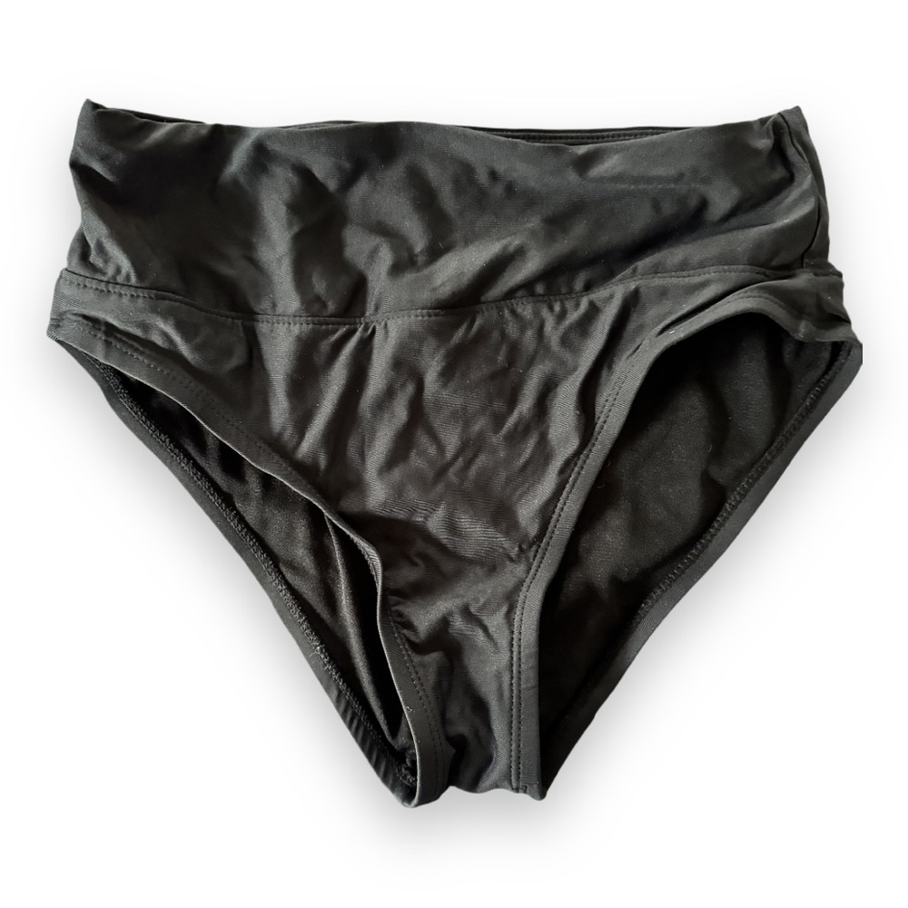Women's Black Bikini Bottoms Sz W 6